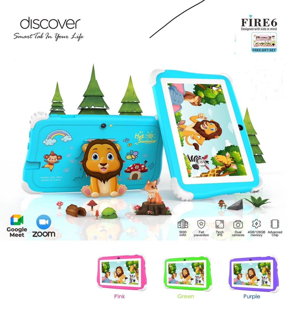 Discover fire 6 kids tablet