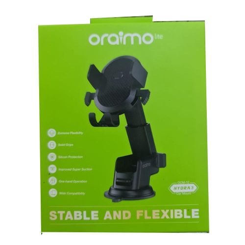 Oraimo OCM-12 Hydra 3 Car Mount Phone Holder - Black