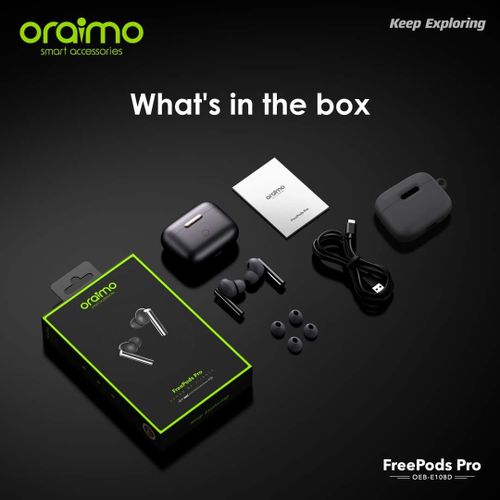 Oraimo Free Pods Pro ANC Active Noise Cancellation Earbuds