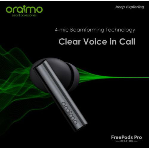 Oraimo Free Pods Pro ANC Active Noise Cancellation Earbuds