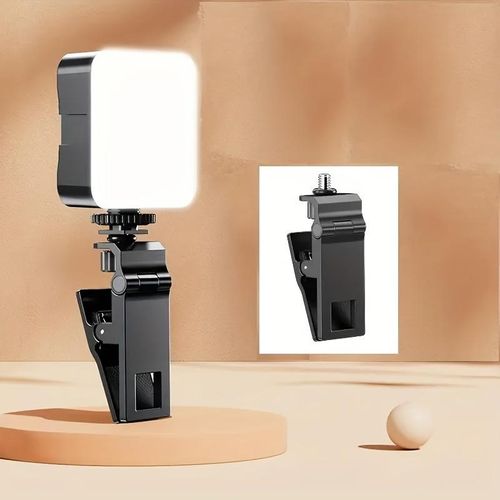 Mini LED Video Light Panel Camera Photography Lighting 5600K 800LM With 3 Cold Shoe For Youtube Vlog Live Streaming Fill Lamp