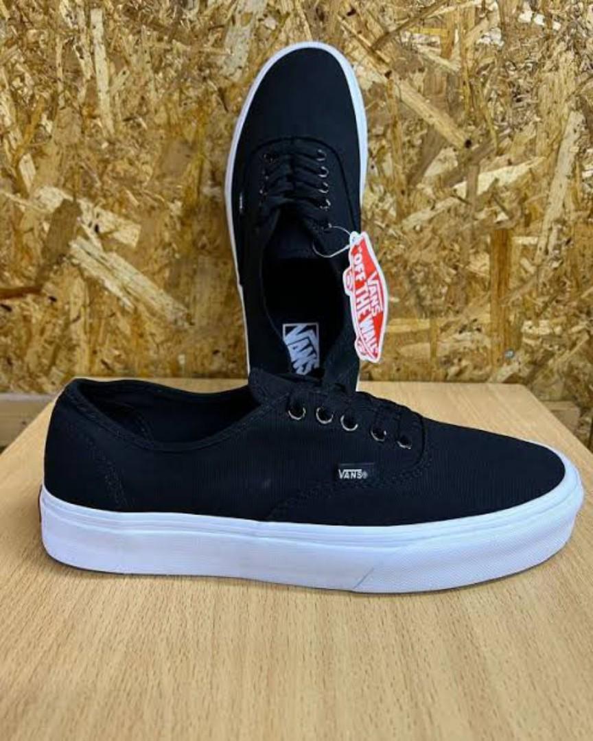 Original Vans Black double sole rubber shoes