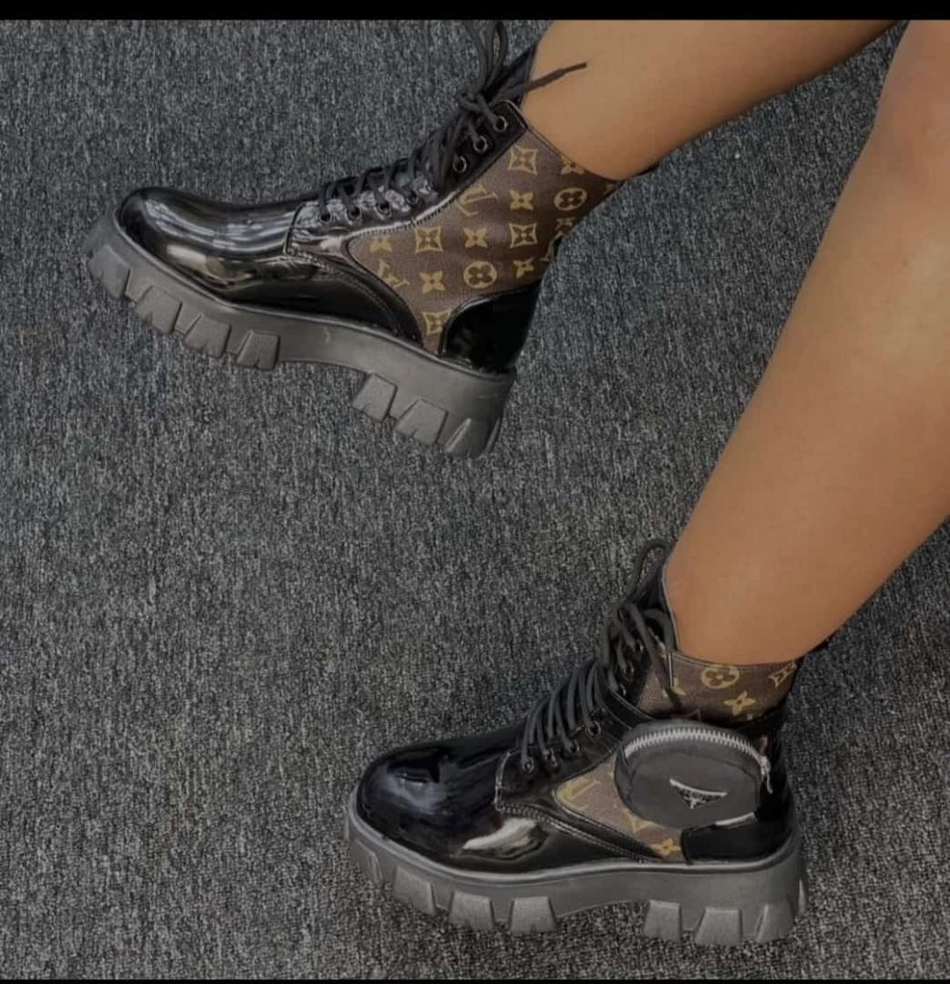 latest ladies Prada boot shoes