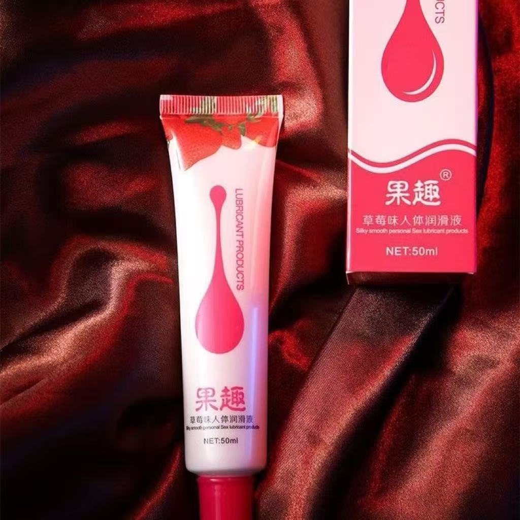 New Water-Soluble Lubricant  Sex toy Male and female adult toys   Fruity Lubes Edible Massage Oils Long-lasting Lubes Anal Gels Masturbation Fluids Adult Sex Toys Female Male Use peach flavor