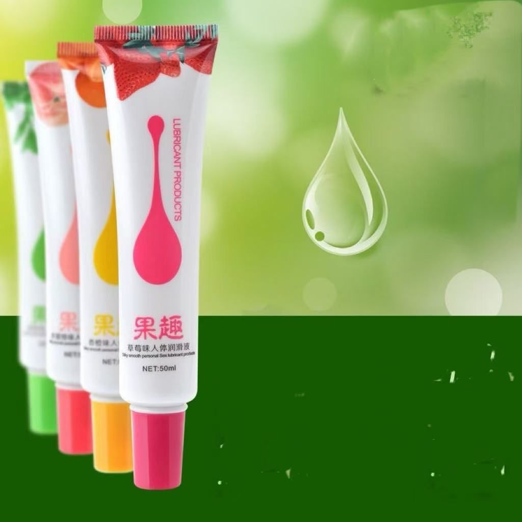 New Water-Soluble Lubricant  Sex toy Male and female adult toys   Fruity Lubes Edible Massage Oils Long-lasting Lubes Anal Gels Masturbation Fluids Adult Sex Toys Female Male Use peach flavor