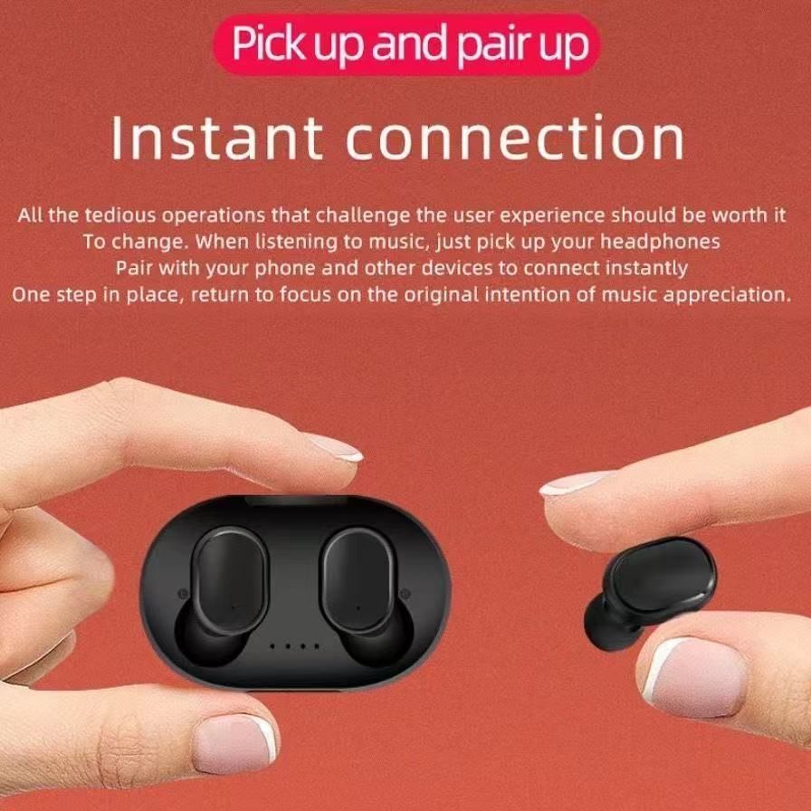 A6S  headphones  TWS   wireless Bluetooth headphones   in-ear  noise reduction  wireless headphones   waterproof   sweatproof   headphones