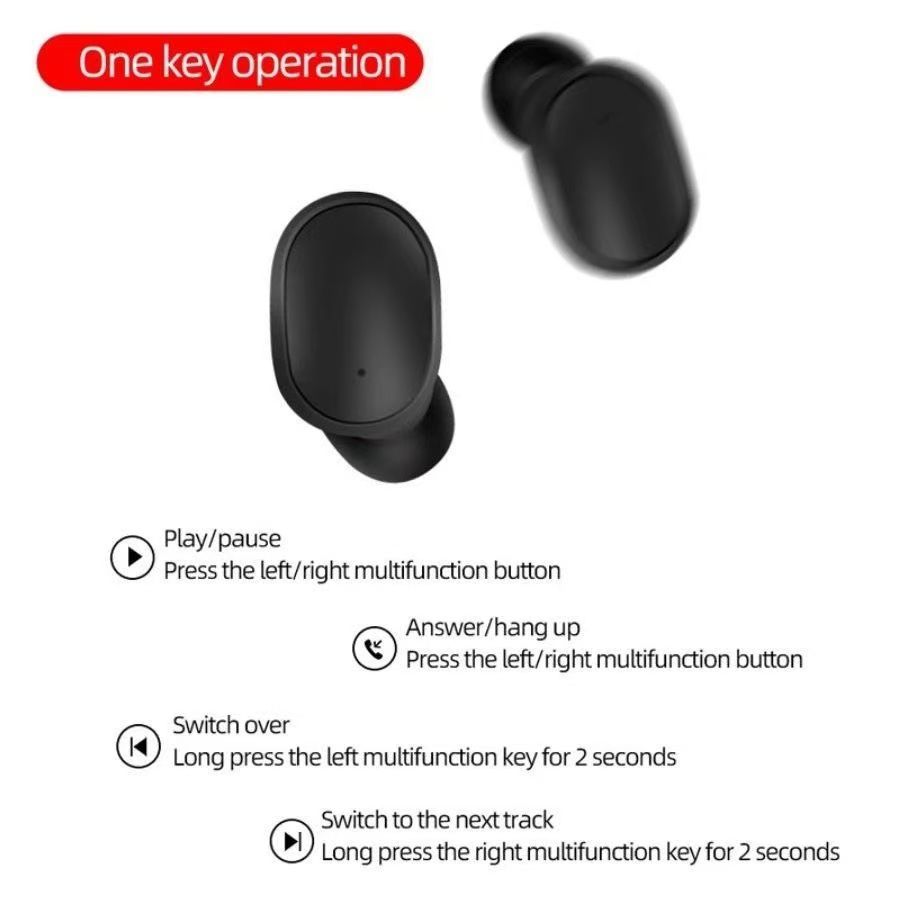 A6S  headphones  TWS   wireless Bluetooth headphones   in-ear  noise reduction  wireless headphones   waterproof   sweatproof   headphones