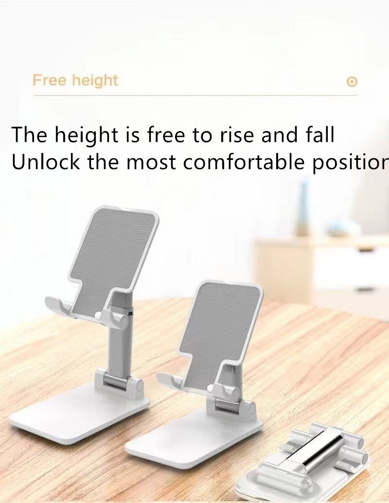 Mobile phone holder  Universal Desktop Mobile Phone Holder Stand For Phone/Pad/tablet Adjustable Tablet Foldable Table Cell Phone Desk Stand Holder