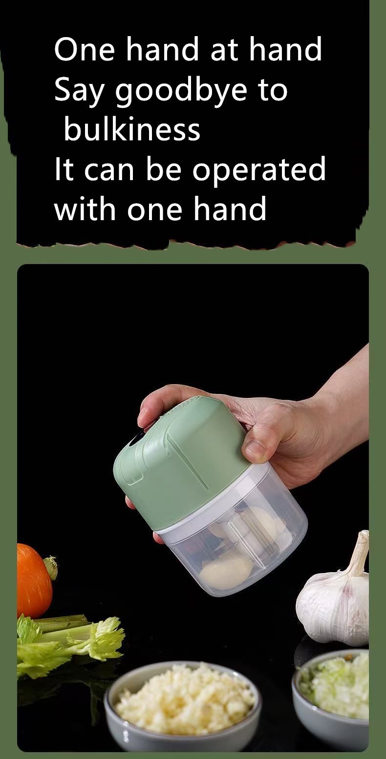 250ML Kitchen  Electric  USB  Garlic Crusher  Kitchen Grinder  Electric Garlic Grinder  Multifunction  Blender  Grinder Fruit Cutter  Food Chopper  Seasoning Spice Tools  fruit blender minced garlic