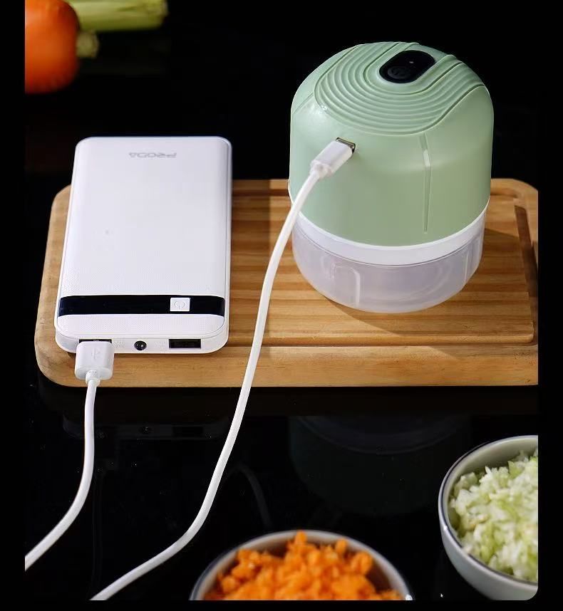250ML Kitchen  Electric  USB  Garlic Crusher  Kitchen Grinder  Electric Garlic Grinder  Multifunction  Blender  Grinder Fruit Cutter  Food Chopper  Seasoning Spice Tools  fruit blender minced garlic