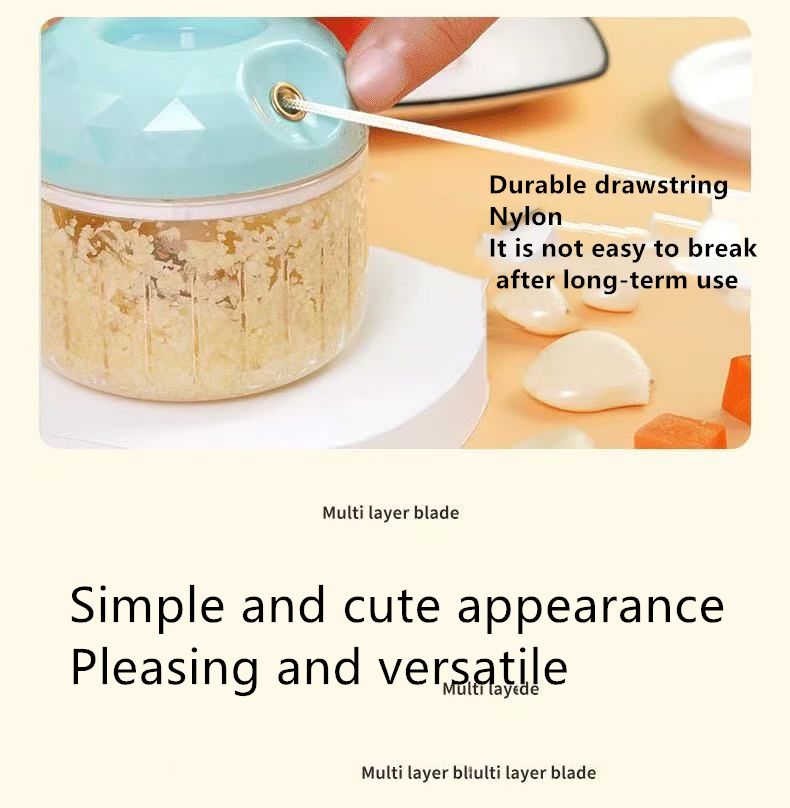 300ML  Mini  Kitchen  Garlic Crusher  Multifunction  Blender  Grinder  Fruit Crusher  Food Chopper  Seasoning  Spice Tools  Meat  Peppers Spices Grinder  fruit blender  garlic processor minced garlic