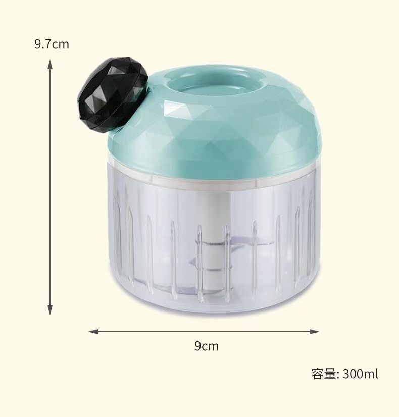 300ML  Mini  Kitchen  Garlic Crusher  Multifunction  Blender  Grinder  Fruit Crusher  Food Chopper  Seasoning  Spice Tools  Meat  Peppers Spices Grinder  fruit blender  garlic processor minced garlic