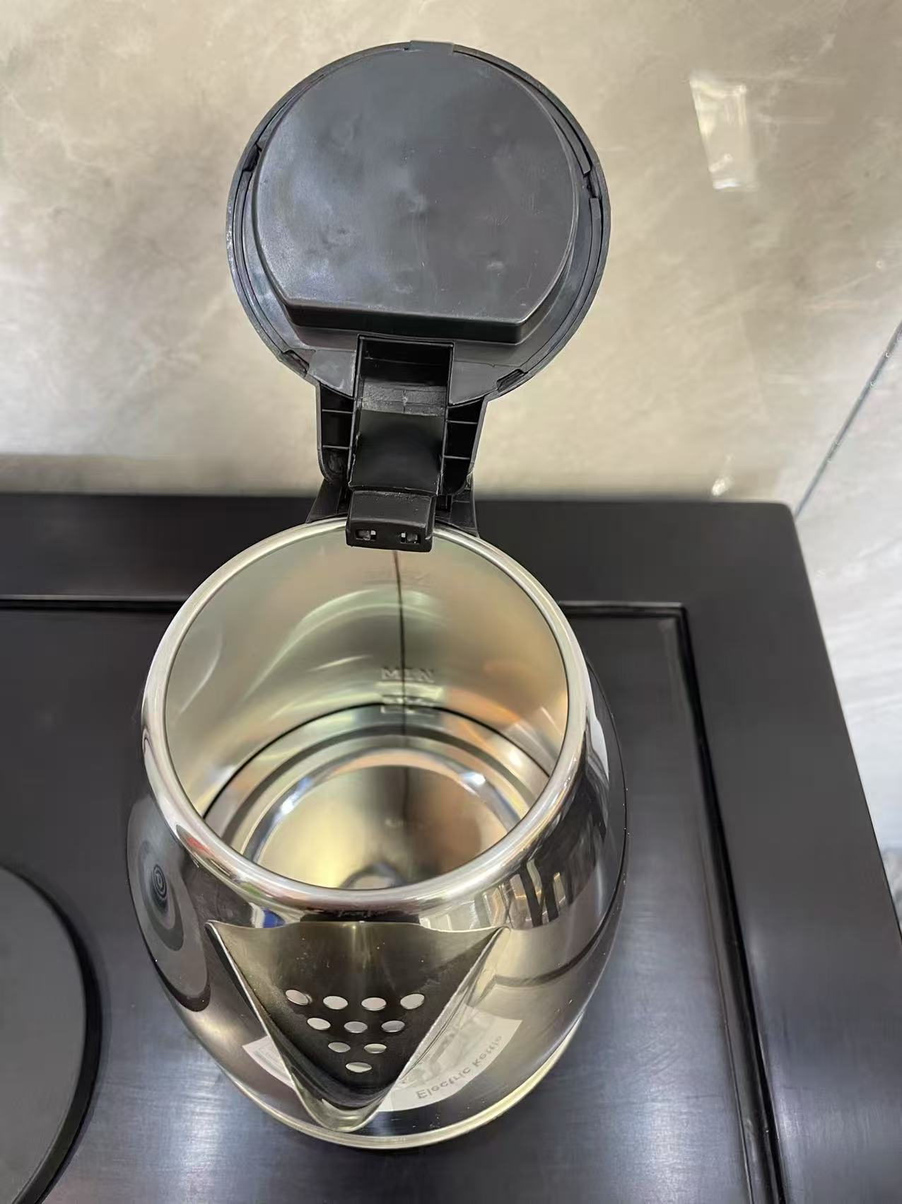 2L Stainless Steel  Electric Kettle  Small  Kitchen  Electrical Appliance  Hot Water Kettle 1500W Electric Tea Kettle  Auto Close  Anti Dry Boiling  Kettle  Hot Water Kettle for Coffee  Beverages  Tea