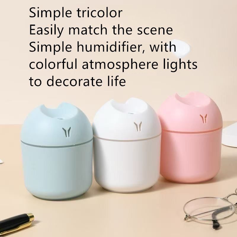 250ML  Air Humidifier   Mini Ultrasonic Humidifier   Essential Oil Diffuser   Car Purifier  USB Light Humidifier