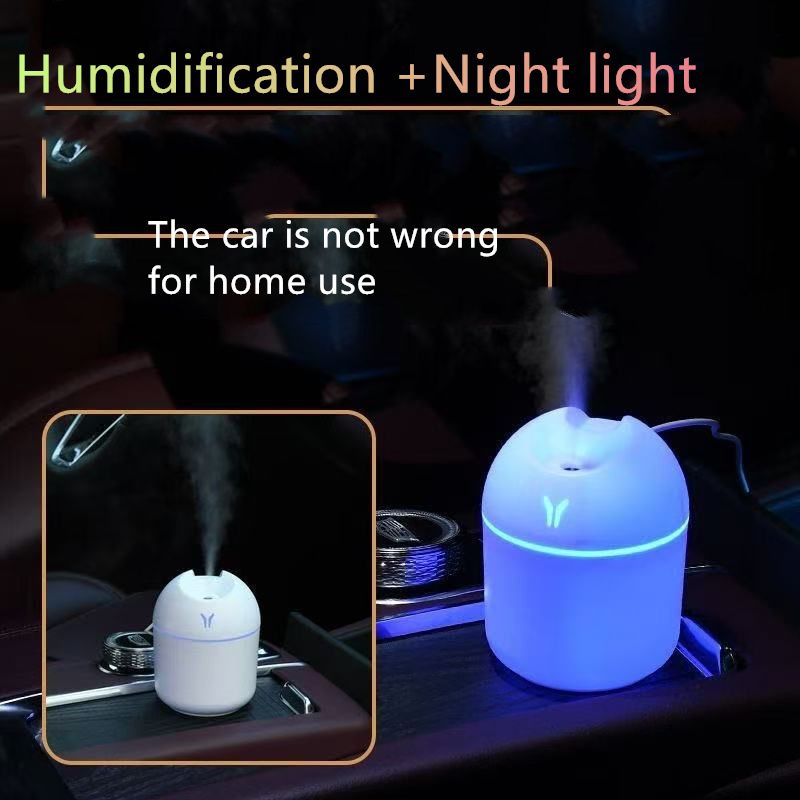 250ML  Air Humidifier   Mini Ultrasonic Humidifier   Essential Oil Diffuser   Car Purifier  USB Light Humidifier
