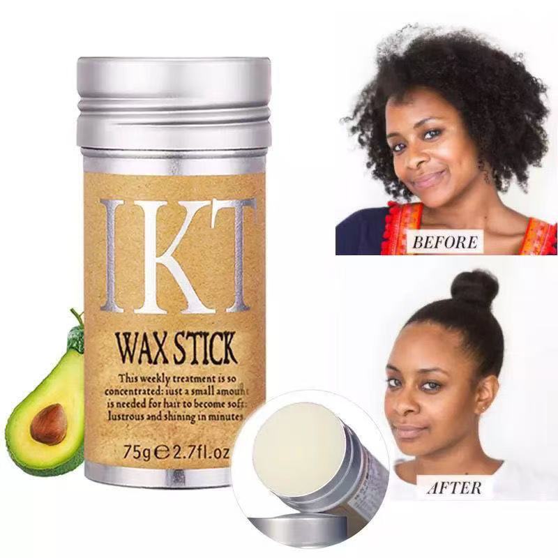Natural hair wax  used for wigs and natural hair  styling wax stick fixing fluffy hairstyle wax  wig breakage hair repair tool  wax stick gel cream