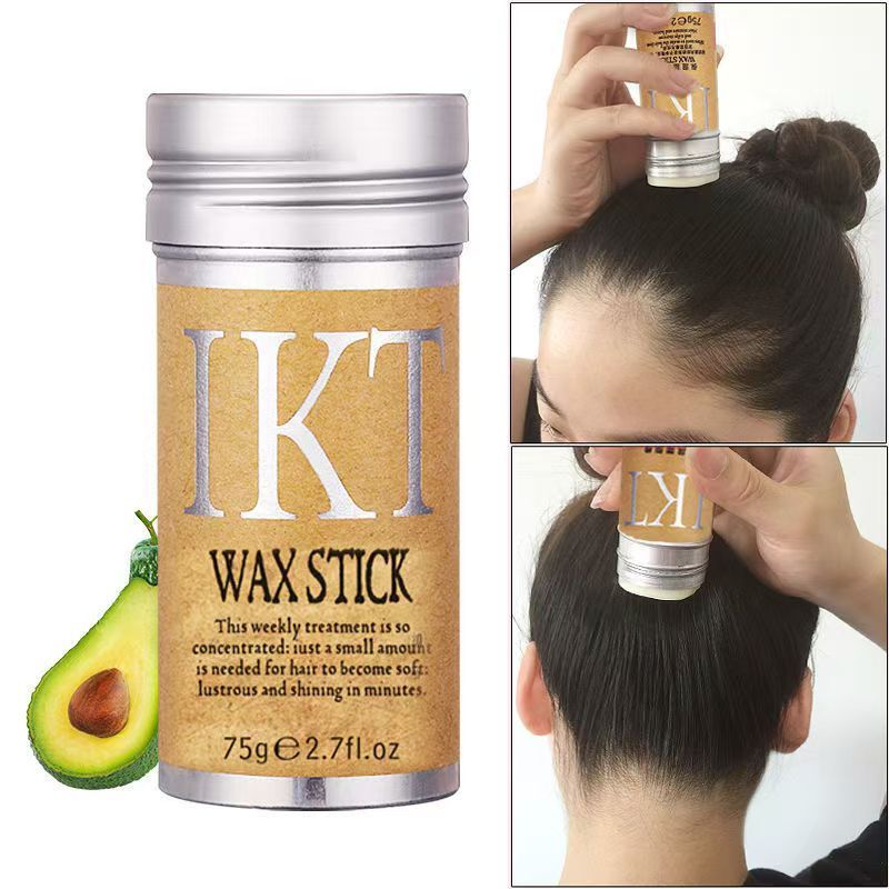 Natural hair wax  used for wigs and natural hair  styling wax stick fixing fluffy hairstyle wax  wig breakage hair repair tool  wax stick gel cream