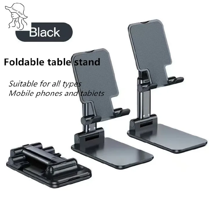 Mobile phone holder  Universal Desktop Mobile Phone Holder Stand For Phone/Pad/tablet Adjustable Tablet Foldable Table Cell Phone Desk Stand Holder