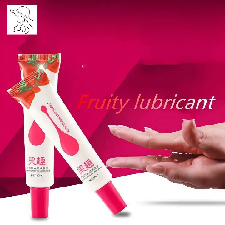 New Water-Soluble Lubricant  Sex toy Male and female adult toys   Fruity Lubes Edible Massage Oils Long-lasting Lubes Anal Gels Masturbation Fluids Adult Sex Toys Female Male Use peach flavor