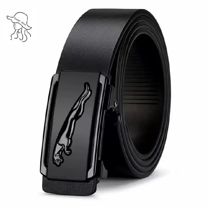 Men's Belts Automatic Buckle Belt PU Leather Inner Wear Toothless High Quality Belts For Men's Leather Strap Casual Business Jeans Belts Men‘s Accessories Belts Men's belt