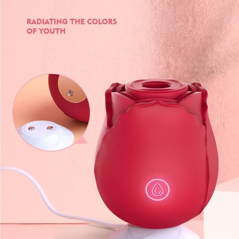 New  Upgraded Masturbator FemaleMasturbator FeWomen's  Rose Sex Toy  Clit Sucker Nipple G-Spot Clitoris Sucking Vibrator Massager Dildo Rechargeable Adult Foreplay  Female  Sex Toy  Adult Toys & Games