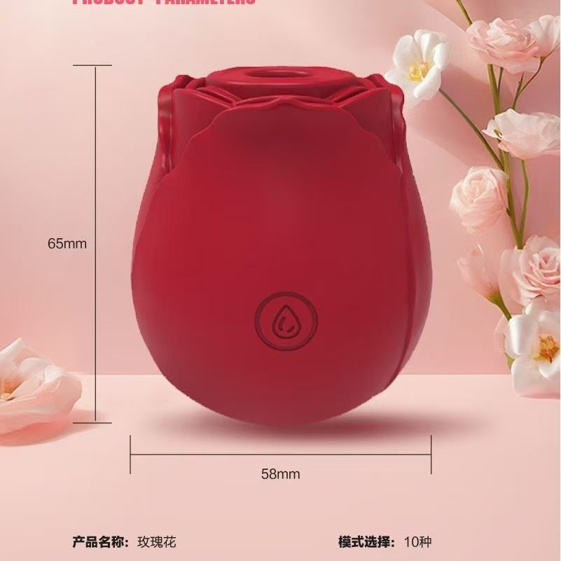 New  Upgraded Masturbator FemaleMasturbator FeWomen's  Rose Sex Toy  Clit Sucker Nipple G-Spot Clitoris Sucking Vibrator Massager Dildo Rechargeable Adult Foreplay  Female  Sex Toy  Adult Toys & Games