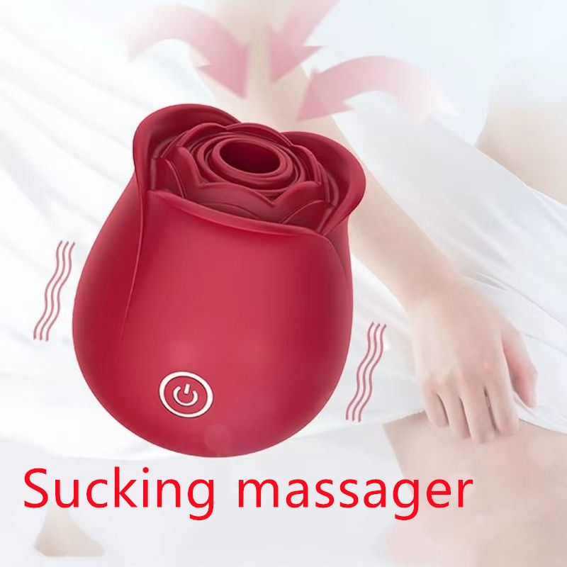 New  Upgraded Masturbator FemaleMasturbator FeWomen's  Rose Sex Toy  Clit Sucker Nipple G-Spot Clitoris Sucking Vibrator Massager Dildo Rechargeable Adult Foreplay  Female  Sex Toy  Adult Toys & Games