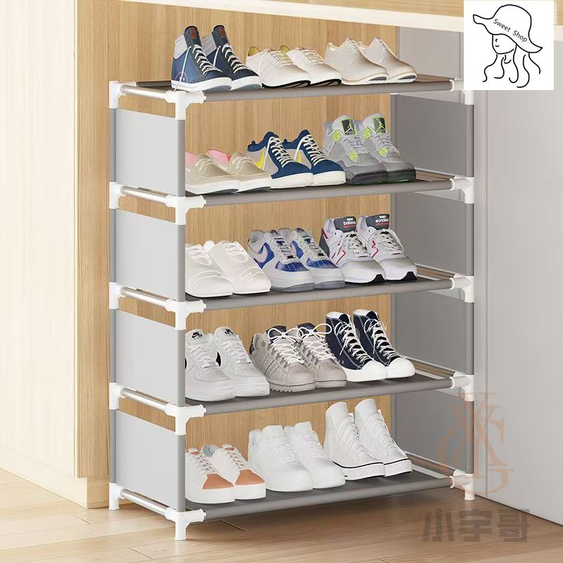 5-tier shoe rack  assemble  portable home storage and organizing   small furniture    Shoe Organizers