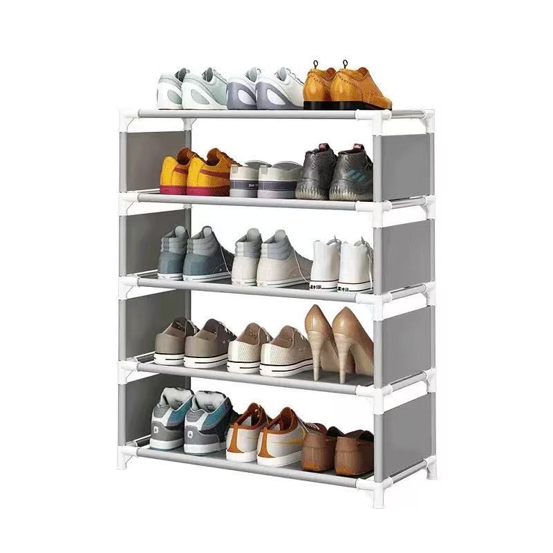 5-tier shoe rack  assemble  portable home storage and organizing   small furniture    Shoe Organizers