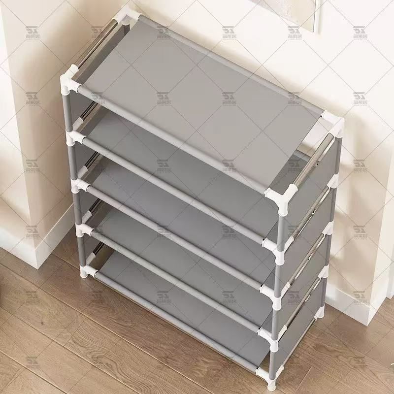 5-tier shoe rack  assemble  portable home storage and organizing   small furniture    Shoe Organizers