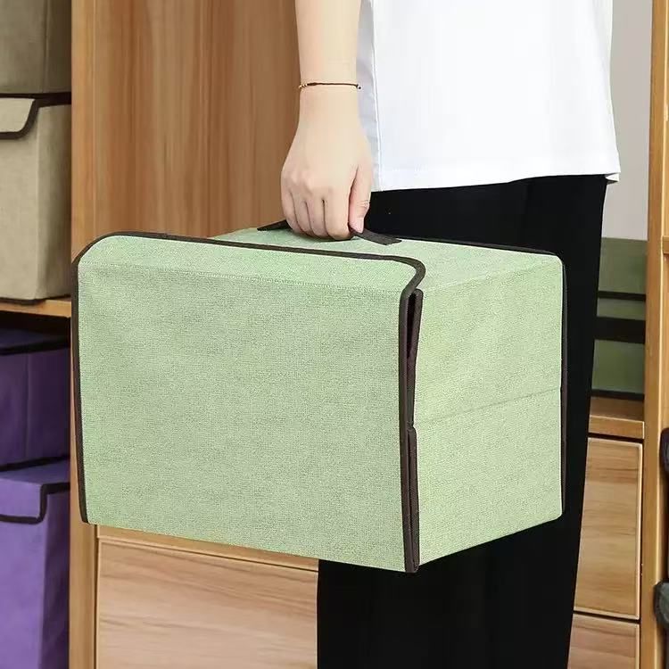 2 pcs Foldable box Storage box with lid   foldable storage and organizing clothes container
