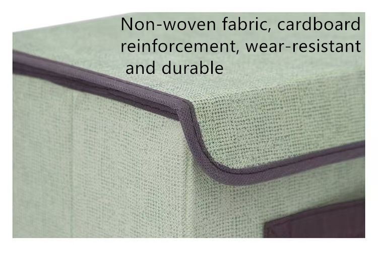 2 pcs Foldable box Storage box with lid   foldable storage and organizing clothes container