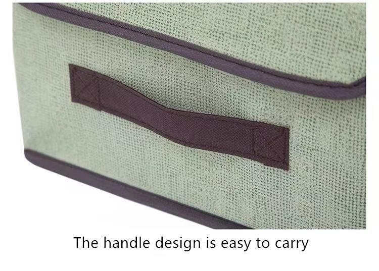 2 pcs Foldable box Storage box with lid   foldable storage and organizing clothes container