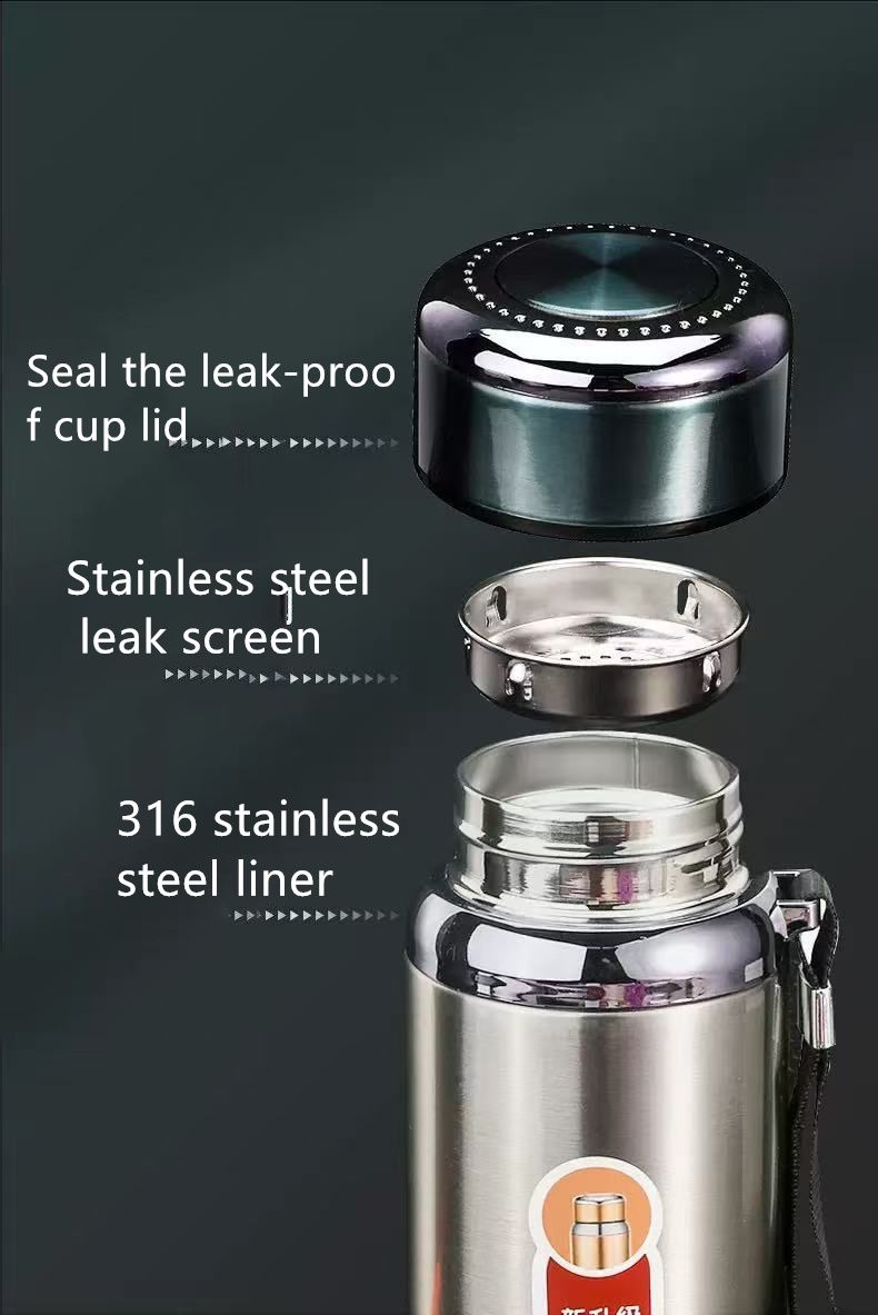 800ML vacuum insulated cup  double-layer stainless steel cup   vacuum insulated flask  travel mug   portable thermos