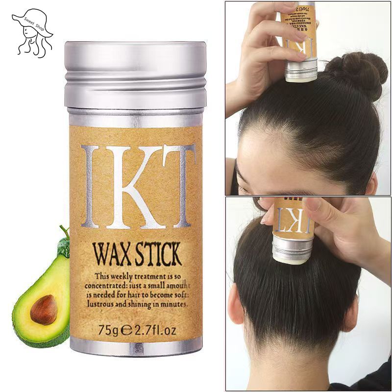 Natural hair wax  used for wigs and natural hair  styling wax stick fixing fluffy hairstyle wax  wig breakage hair repair tool  wax stick gel cream