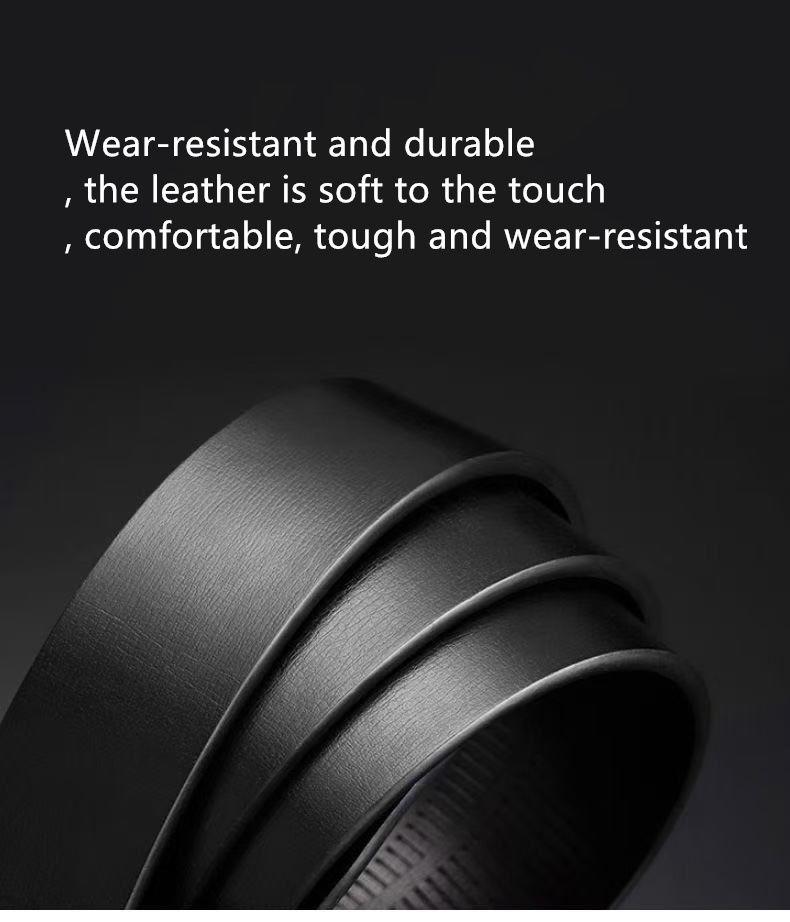 Men's Belts Automatic Buckle Belt PU Leather Inner Wear Toothless High Quality Belts For Men's Leather Strap Casual Business Jeans Belts Men‘s Accessories Belts Men's belt