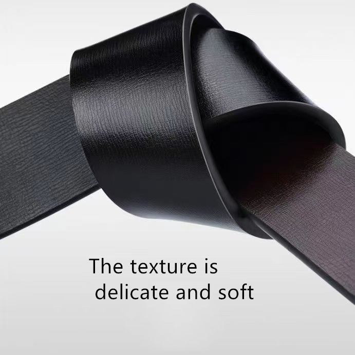 Men's Belts Automatic Buckle Belt PU Leather Inner Wear Toothless High Quality Belts For Men's Leather Strap Casual Business Jeans Belts Men‘s Accessories Belts Men's belt