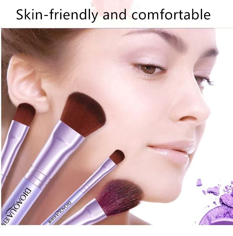 13-piece makeup brushes  set  Foundation compact powder  eyebrow pencil  eyeshadow  blending blush brush  basic makeup powder and blush brush makeup tools with storage bag  mixed makeup brush set