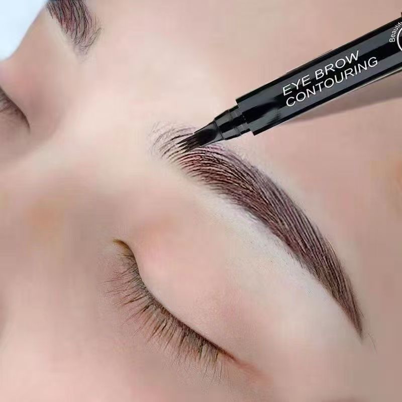 4-Head Microblading Eyebrow Pencil   Waterproof and Sweatproof Eyebrow Pencil   Eyebrow Tattoo Pencil   Apply-On Eyebrow Pencil