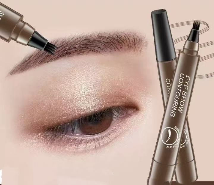 4-Head Microblading Eyebrow Pencil   Waterproof and Sweatproof Eyebrow Pencil   Eyebrow Tattoo Pencil   Apply-On Eyebrow Pencil