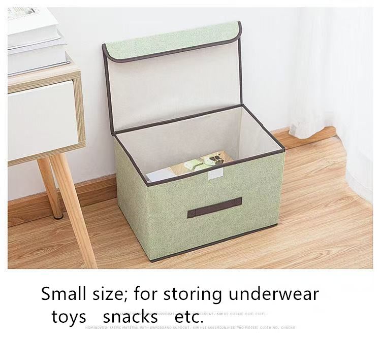 2 pcs  Foldable storage box  lidded storage bin  organizer bag  suitcase  portable clothing organizer packaging box  household storage box  clothing storage container