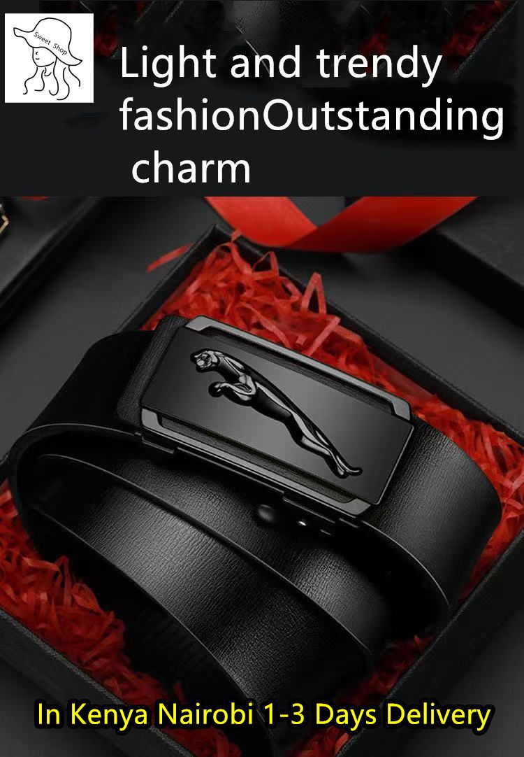 Men's Belts Automatic Buckle Belt PU Leather Inner Wear Toothless High Quality Belts For Men's Leather Strap Casual Business Jeans Belts Men‘s Accessories Belts Men's belt