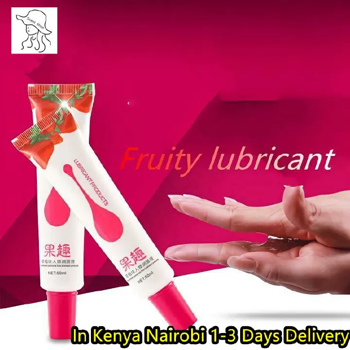 New Water-Soluble Lubricant  Sex toy Male and female adult toys   Fruity Lubes Edible Massage Oils Long-lasting Lubes Anal Gels Masturbation Fluids Adult Sex Toys Female Male Use peach flavor