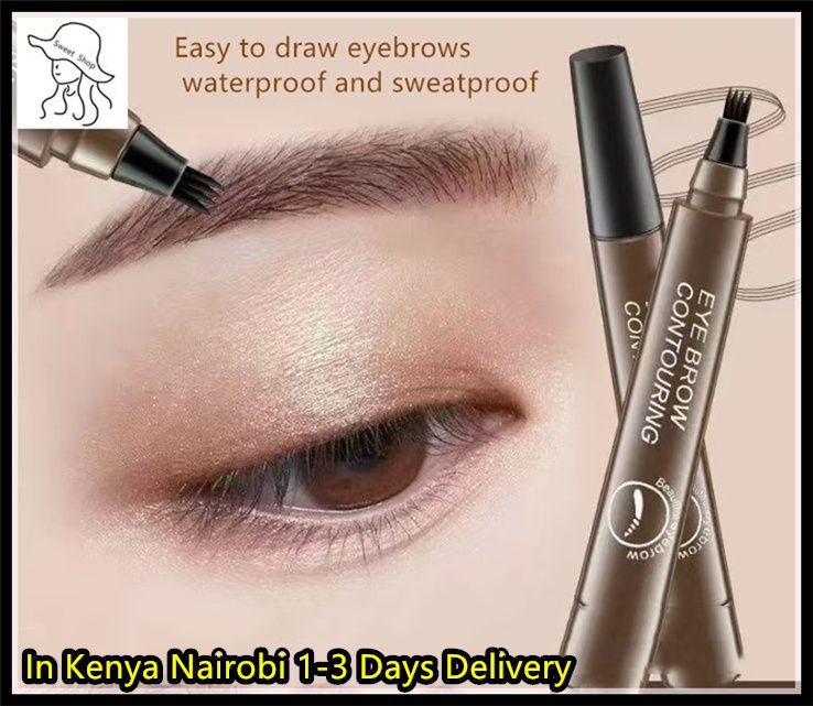 4-Head Microblading Eyebrow Pencil   Waterproof and Sweatproof Eyebrow Pencil   Eyebrow Tattoo Pencil   Apply-On Eyebrow Pencil