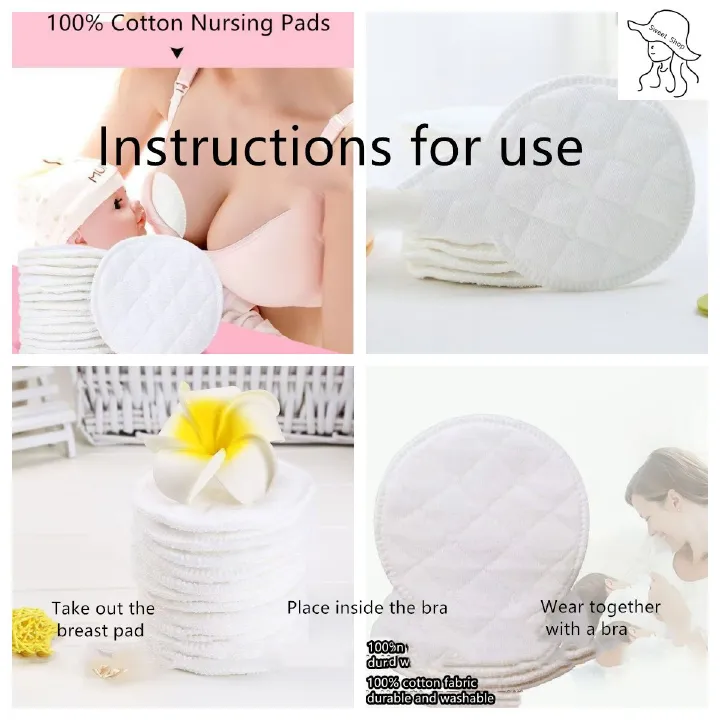 12 nursing pads  waterproof breast pads   reusable   washable nursing pads  postpartum feeding pads   leak-proof pads