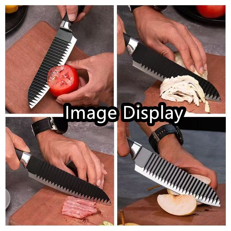 6Pcs/Sets Knife Sets   Cutting Board Set   1.2mm Thickness Kitchen Knives Cutters Kitchen Scissors Stainless Steel Knives Multifunctional Cutter  Kitchen  Gift  Kitchen Tools
