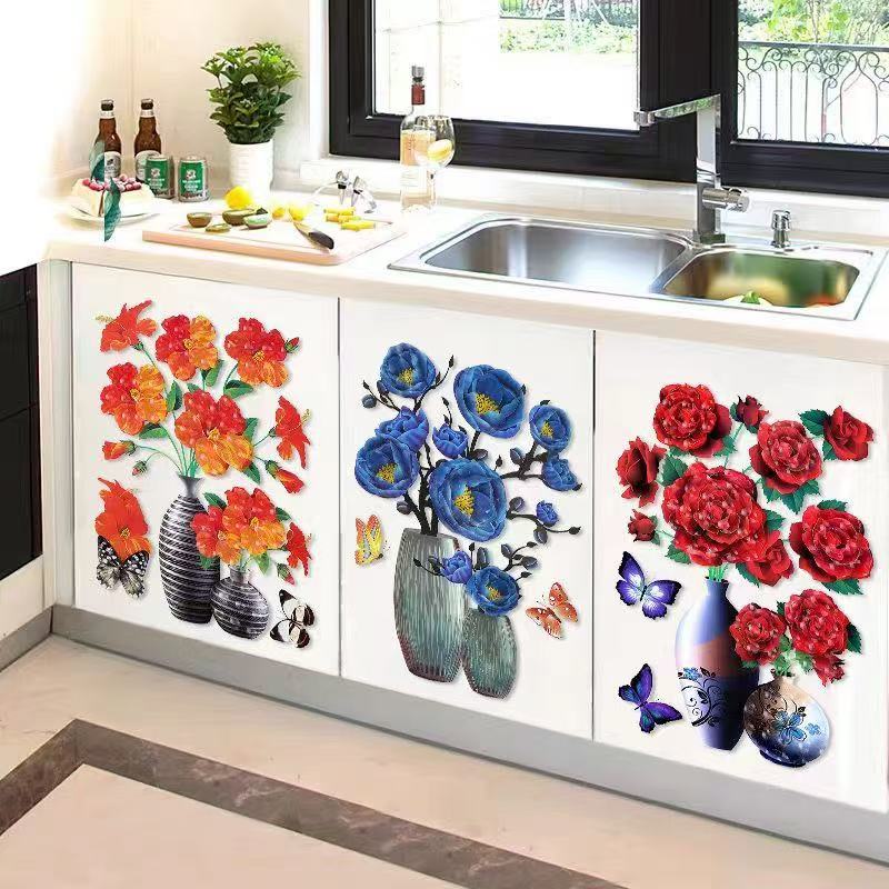 Wall decoration  Home decoration   3D wall stickers  wall decals  realistic stickers   suitable for living room   bedroom  home decor accents 3D  wallpaper House decorative stickers