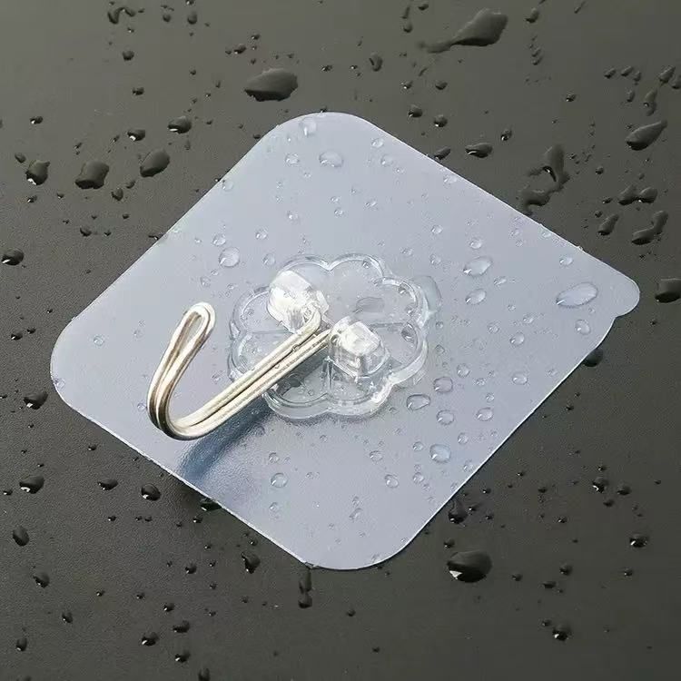 10-piece set  large heavy-duty home hook set  load-bearing hooks  strong self-adhesive hooks  waterproof kitchen hooks  no drilling required  suitable for kitchen  living room and bathroom kitchenware
