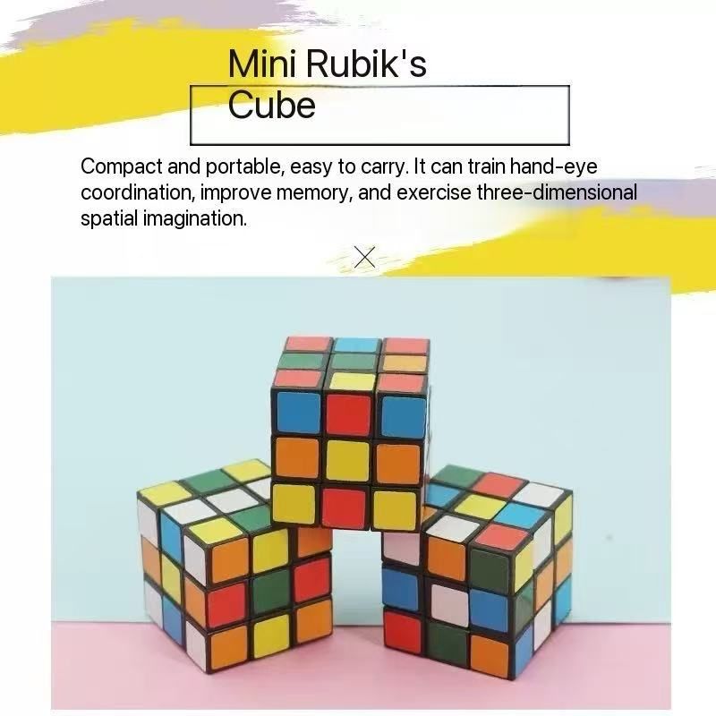3x3x3 fast-rotating Rubik's Cube  educational toy for children  high quality  pocket-size  stress-relieving and magical  toy  improves cognitive abilities  perfect gift  Magic Cube