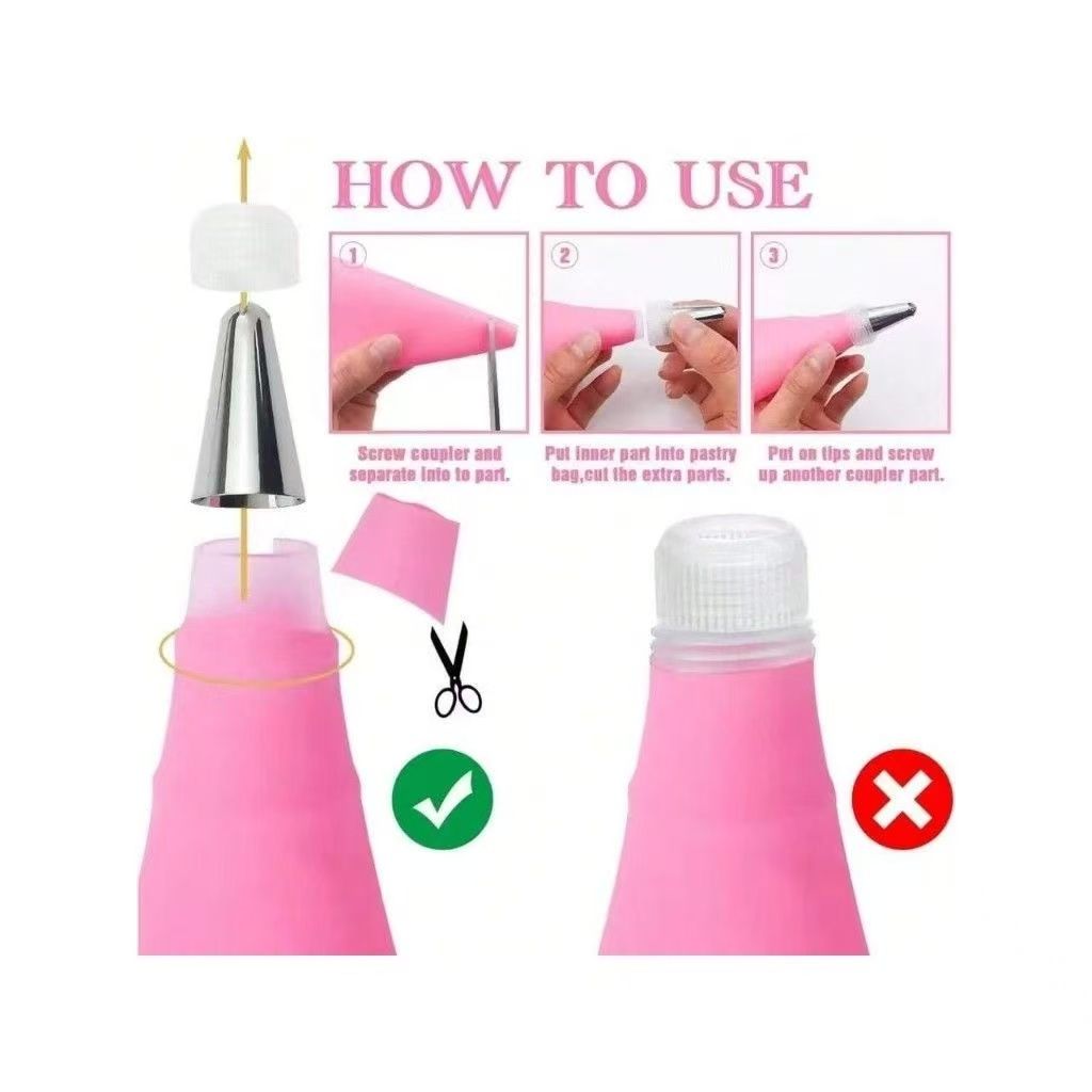 36 pieces/set  DIY cake decorating tool set  cupcake, cake decoration  baking tools  stainless steel nozzles  lace piping tips  piping nozzles  pastry nozzles  piping bags  cream decorating tips